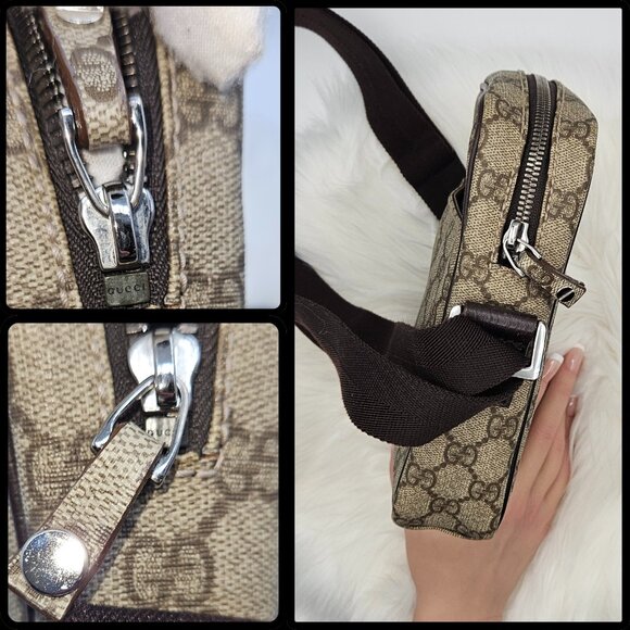 Gucci Mono Messenger Bag Ebony - Picture 8 of 17